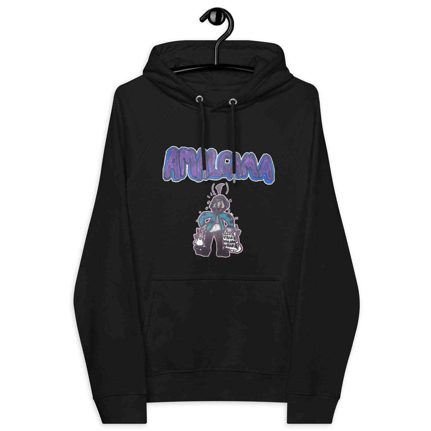 Amalgama Hoodie Black
