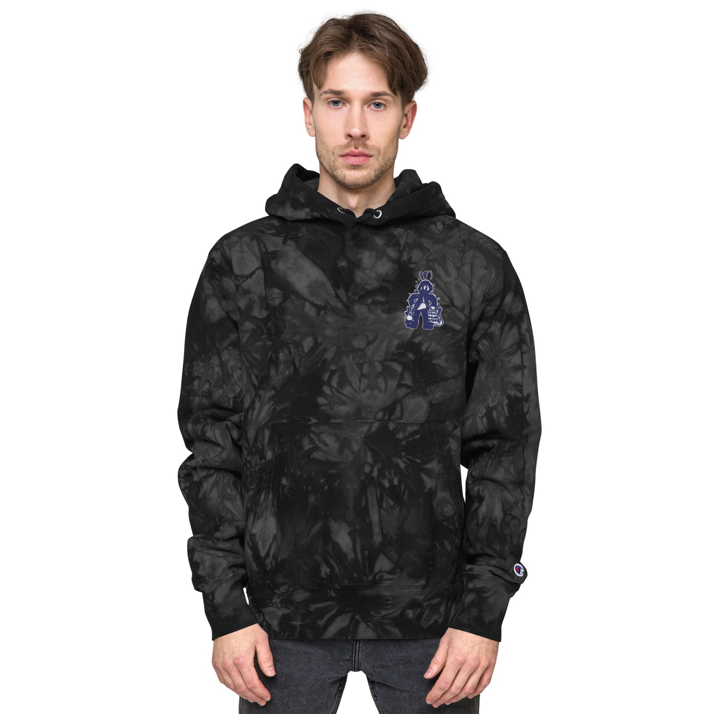 “FOOD DESERT” Unisex Champion Tie-Dye Hoodie