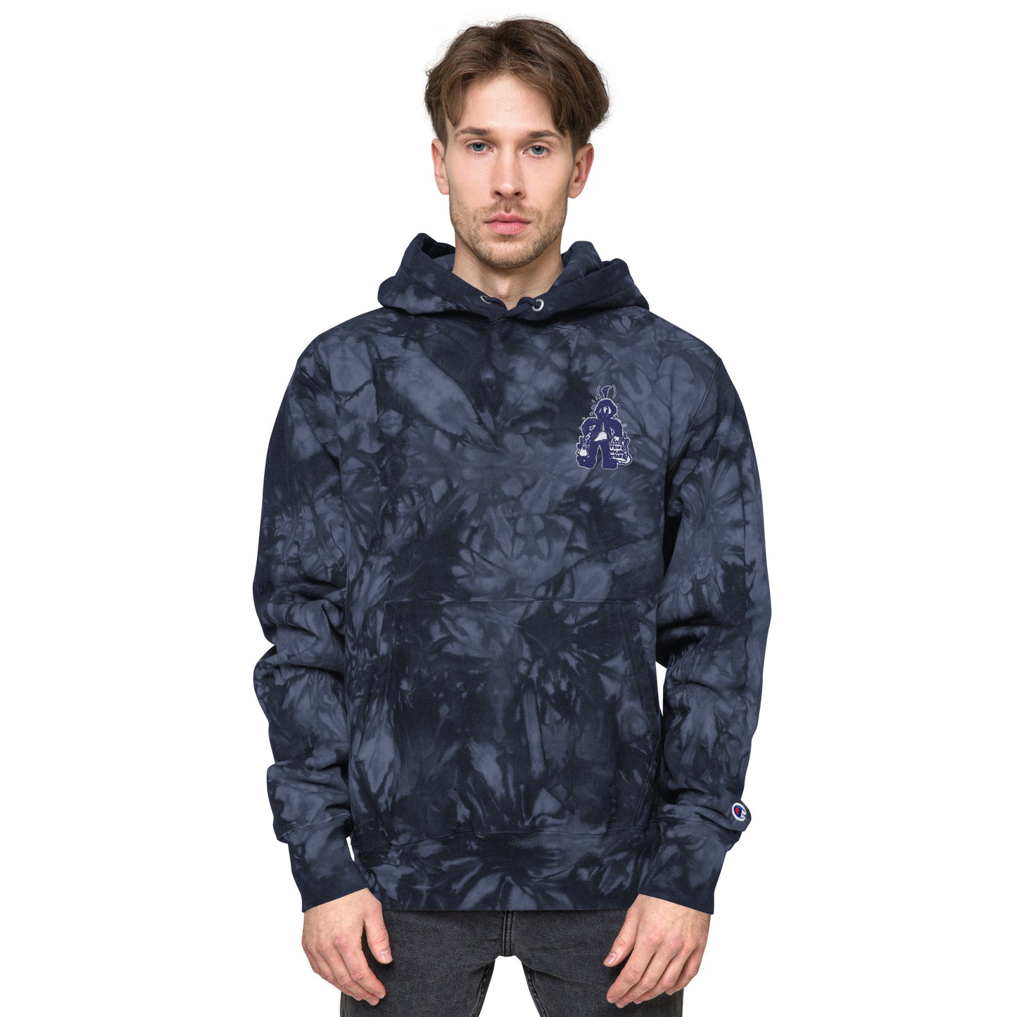 “FOOD DESERT” Unisex Champion Tie-Dye Hoodie