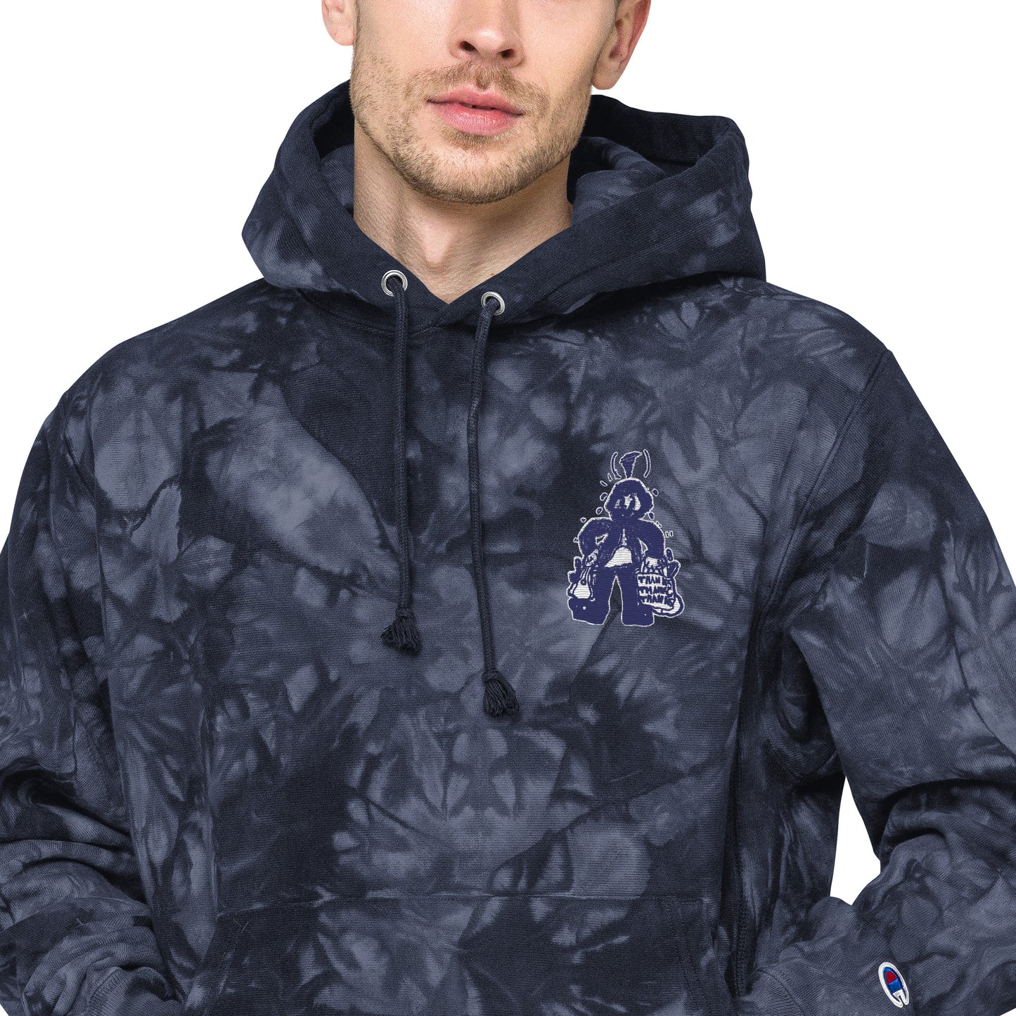“FOOD DESERT” Unisex Champion Tie-Dye Hoodie